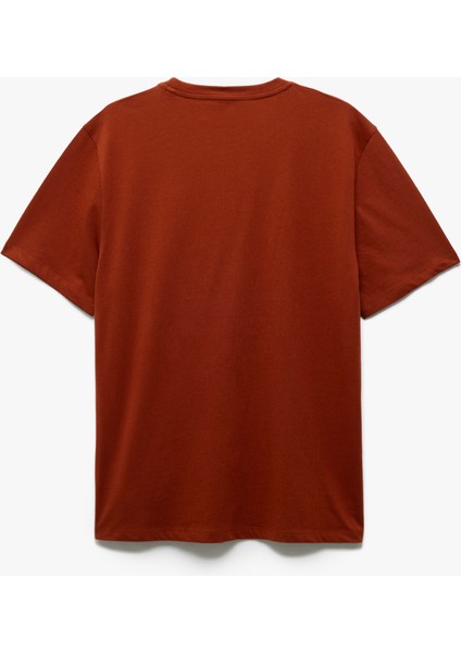 Bisiklet Yaka Pamuklu Regular Fit Kısa Kollu Baskılı Tişört fiyatları