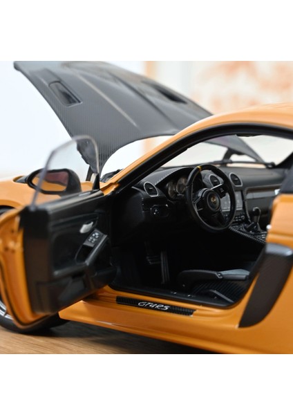 1/18 Porsche Cayman Gt4 Rs W/weissach Pack 2023 Bahama Yellow