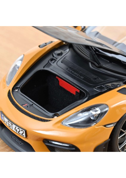 1/18 Porsche Cayman Gt4 Rs W/weissach Pack 2023 Bahama Yellow