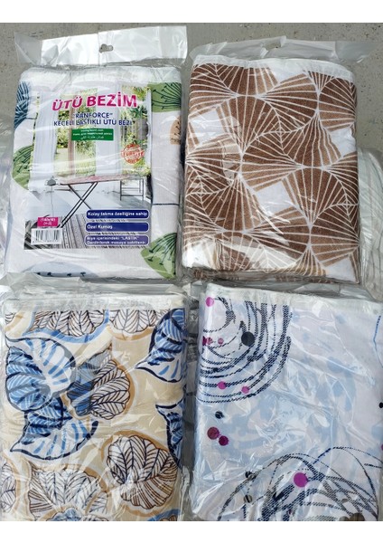 Ütübezim Lastikli Isıya Dayanıklı Keçe Lamineli Ütü Masası Kılıfı, Ütü Bezi (140X50) fiyatları