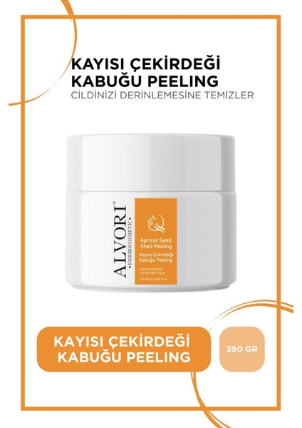 Alvori Kayısı Çekirdeği Kabuğu Peeling 250 ml