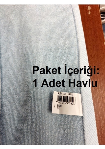 1 Adet Kdf Pamuk El-Yüz Havlusu (50X90)-JALEN Mavi modelleri