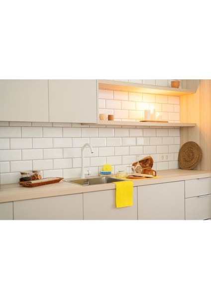 Temizlik Bezi Dupli 6'lı (4 Sarı + 2 Gri) SB1015 fırsatları