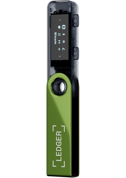 Nano S Plus Oksit Yeşili Kripto Donanım Cüzdanı modelleri