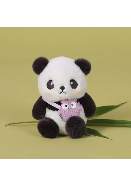 Sevimli Süper Sevimli Tombul Dev Panda Peluş Bebek Bebek Kolye Kadife Bebek Bebek Anahtarlık (Yurt Dışından)