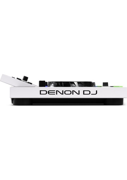 SC Live 4 | 4-Deck Standalone DJ kontrolcü, 7" Dokunmatik Ekran, Dahili Hoparlörler ve WI-FI - Beyaz