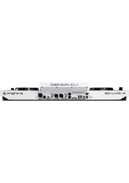 SC Live 4 | 4-Deck Standalone DJ kontrolcü, 7" Dokunmatik Ekran, Dahili Hoparlörler ve WI-FI - Beyaz
