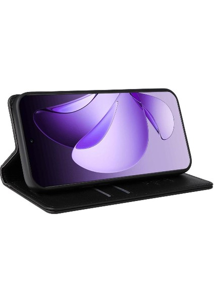 Oppo Reno 13 Pro 5g Suni Deri ve Tam Mat Tpu Için Flip Case ve Ile (Yurt Dışından) modelleri