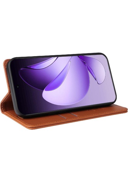 Oppo Reno 13 Pro 5g Suni Deri ve Tam Mat Tpu Için Flip Case ve Ile (Yurt Dışından) modelleri