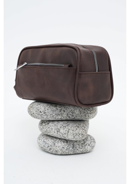 Erkek Deri El Çantası Kahverengi 116518 indirimleri