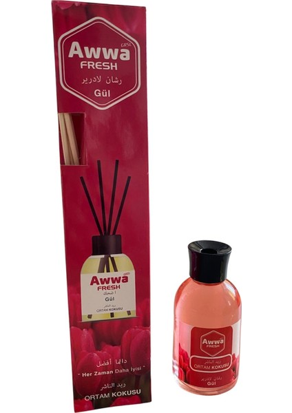Fresh Çubuklu Ortam Kokusu (100ml / Gül)