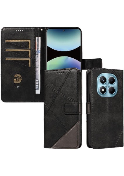 Xiaomi Redmi Not 14 Pro Için Flip Case 4g Deri Telefon Koruma Kılıfı (Yurt Dışından)