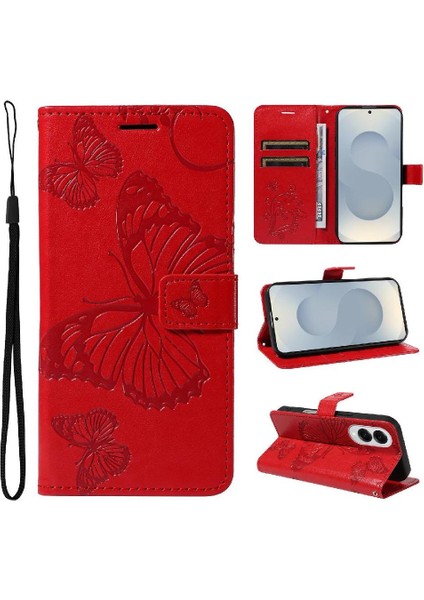 Samsung Galaxy S25 Kenar Darbeye Dayanıklı Kapak Için Kılıf Manyetik Kapak Ile Çevirin (Yurt Dışından)