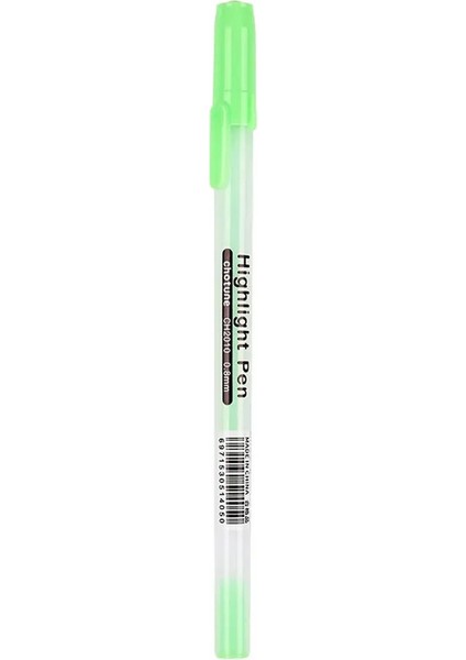 0.8mm Renkli Vurgulayıcı Çizim Çizimi Boyama Floresan Kalem Tebrik Kartları Dergi Işaretçisi Sanat Kırtasiye Malzemeleri Renk: Yeşil (Yurt Dışından)