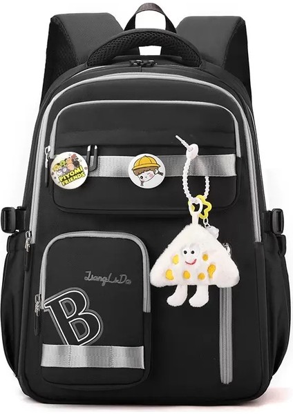 Kızlar Ortaokul Sırt Çantası Büyük Kapasiteli Su Geçirmez ve Kir Tutmayan Sırt Çantası (Yurt Dışından)