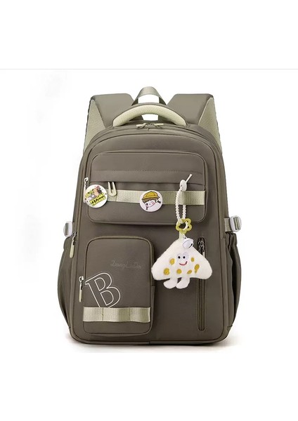 Kızlar Ortaokul Sırt Çantası Büyük Kapasiteli Su Geçirmez ve Kir Tutmayan Sırt Çantası (Yurt Dışından)