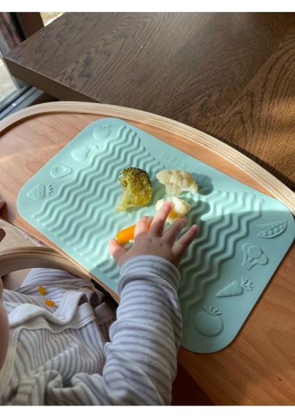 Finger Placemat - Silikon Bebek Matı - Yeşil fiyatları