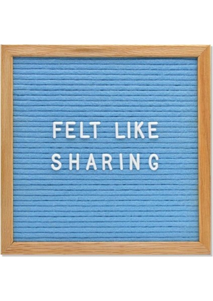 Letter Board-Harfli Ahşap Yazı Panosu Mavi-Meşe Ağacı (340 Harfli, Ahşap Ayaklı) modelleri