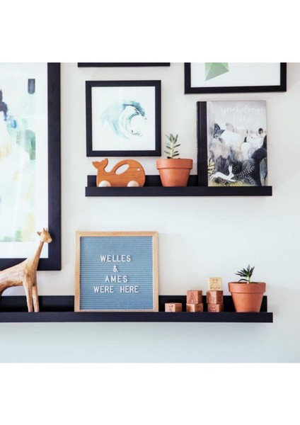 Letter Board-Harfli Ahşap Yazı Panosu Mavi-Meşe Ağacı (340 Harfli, Ahşap Ayaklı) fırsatları