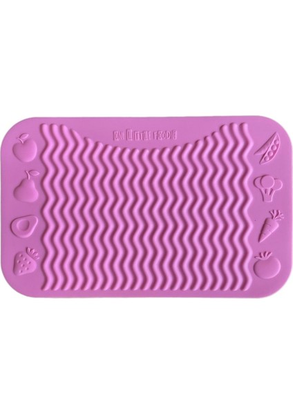Finger Placemat- Silikon Bebek Matı - Pembe