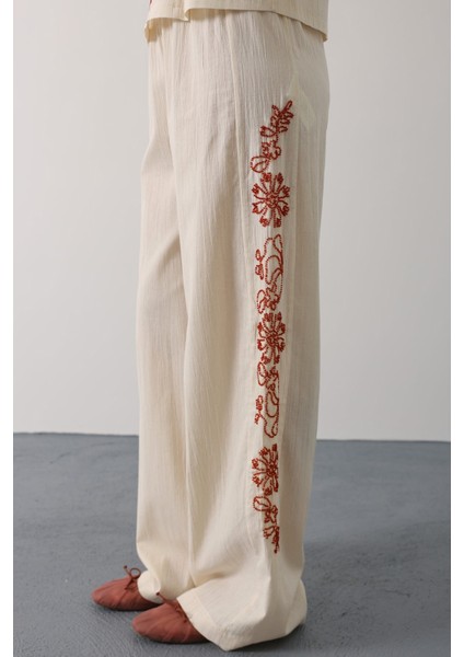 Boncuk Işlemeli Askılı Pantolon Takım indirimleri