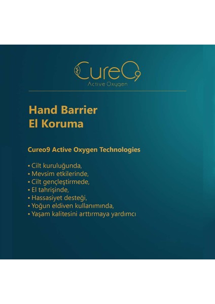 Hand Barrier – El Koruma Kremi (50 Ml) (Cilt Kuruluğuna, El Tahrişine, Mevsim Etkilerine Vb. Koruma Sağlar)