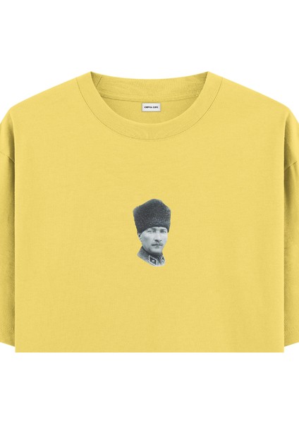 Atatürk - Oversize T-Shirt Sarı fiyatları
