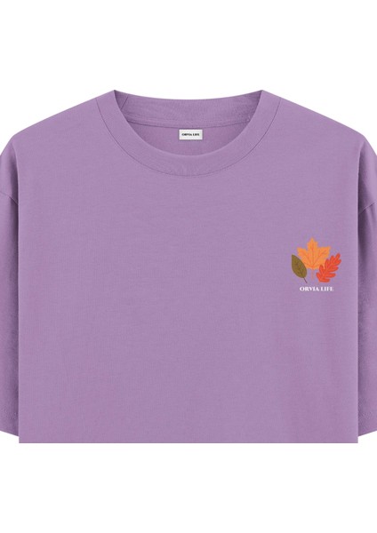 Autumun - Oversize T-Shirt Mor fiyatları