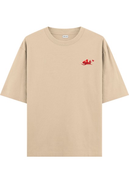 Ay Yıldız - Oversize T-Shirt Krem fiyatları