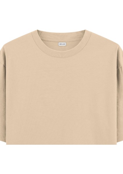 Basic - Oversize T-Shirt Krem fiyatları