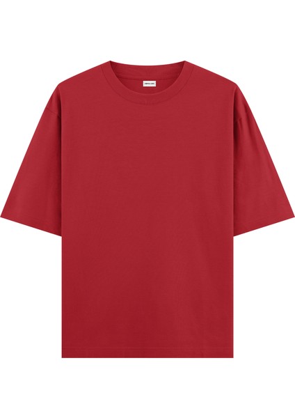 Basic - Oversize T-Shirt Kırmızı