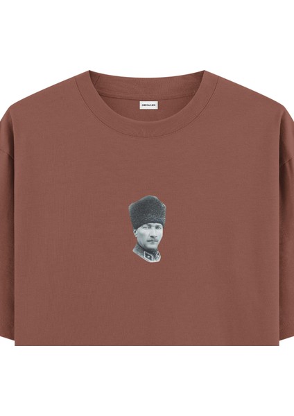 Atatürk - Oversize T-Shirt Kahverengi fiyatları