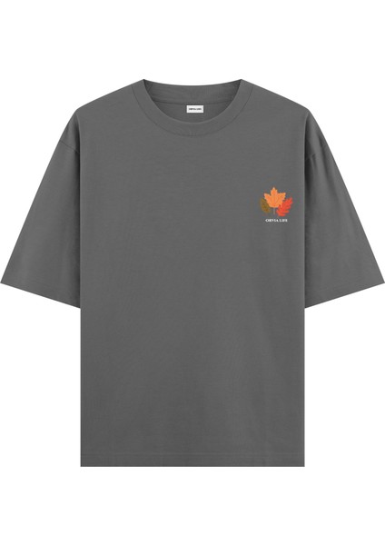Autumun - Oversize T-Shirt Antrasit