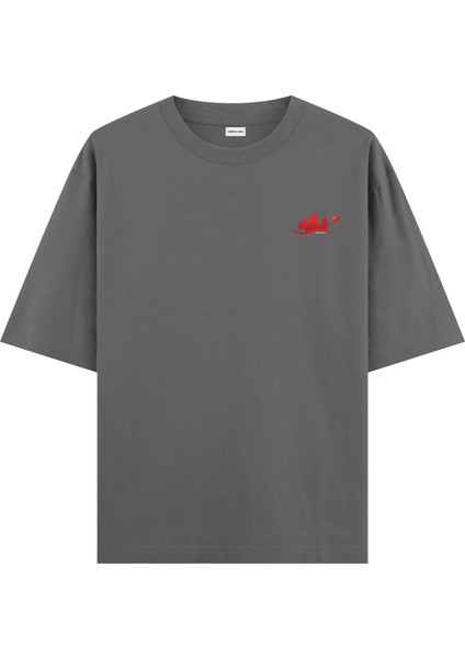 Ay Yıldız - Oversize T-Shirt Antrasit fiyatları