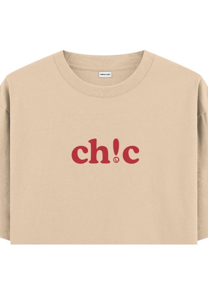 Ch!c - Oversize T-Shirt Krem fiyatları