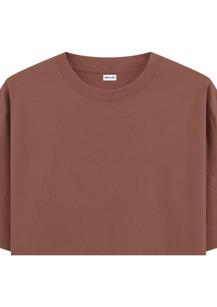 Basic - Oversize T-Shirt Kahverengi fiyatları