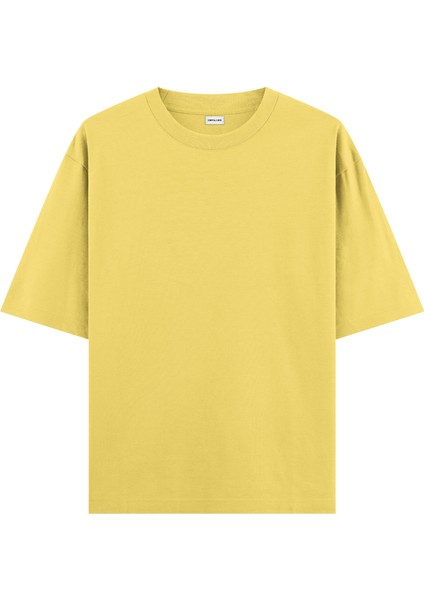 Basic - Oversize T-Shirt Sarı