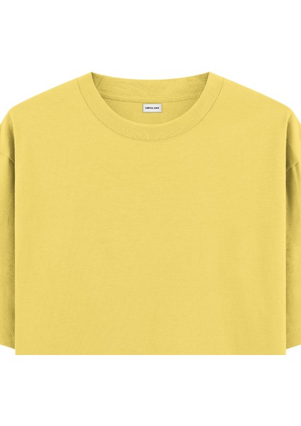 Basic - Oversize T-Shirt Sarı fiyatları