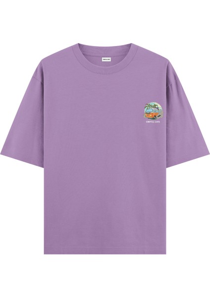Caravan - Oversize T-Shirt Mor