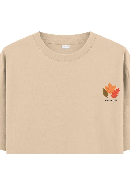 Autumun - Oversize T-Shirt Krem fiyatları