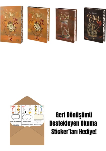 R. Ideli 4 Kitap Set + Okuma Sticker'ları