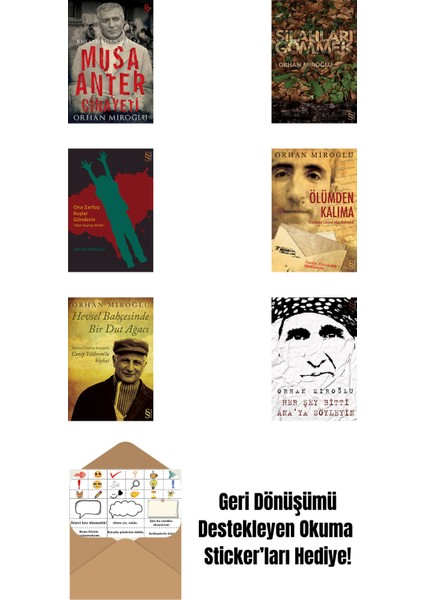 Orhan Miroğlu 6 Kitap Set + Okuma Sticker'ları