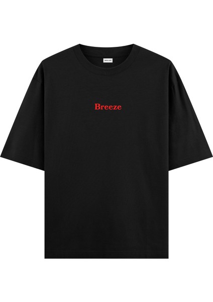 Breeze - Oversize T-Shirt Siyah