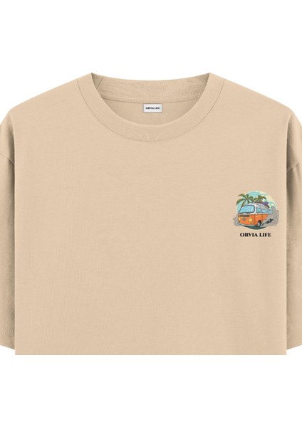 Caravan - Oversize T-Shirt Krem fiyatları