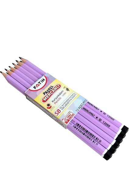 Mercanlı 12’li Lila Kurşun Kalem