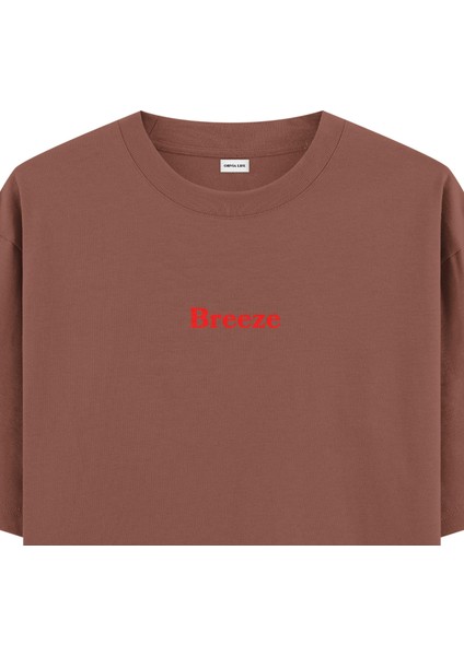 Breeze - Oversize T-Shirt Kahverengi fiyatları