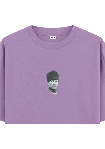 Atatürk - Oversize T-Shirt Mor fiyatları