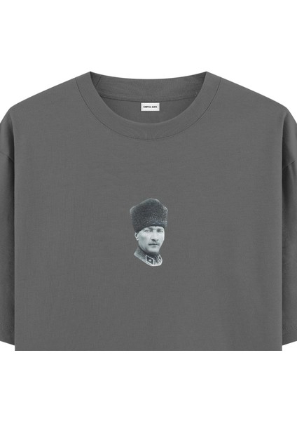 Atatürk - Oversize T-Shirt Antrasit fiyatları