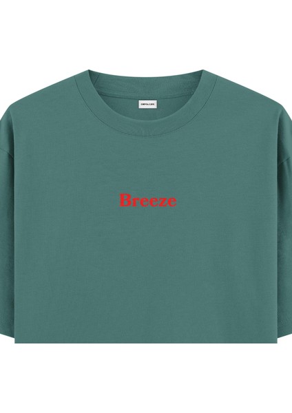 Breeze - Oversize T-Shirt Yeşil fiyatları