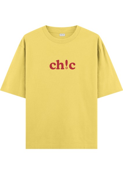 Ch!c - Oversize T-Shirt Sarı